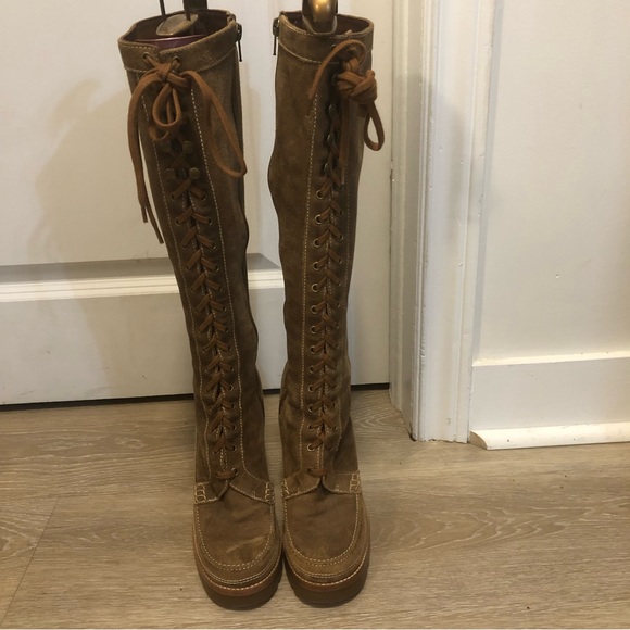 Michael Kors ladies leather boots size 8 - Picture 2 of 9